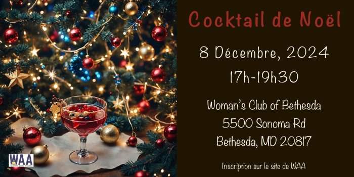 Cocktail de Noël de WAA
