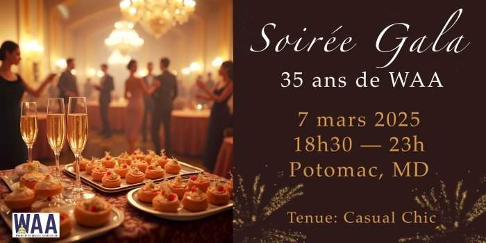 Gala des 35 ans de WAA